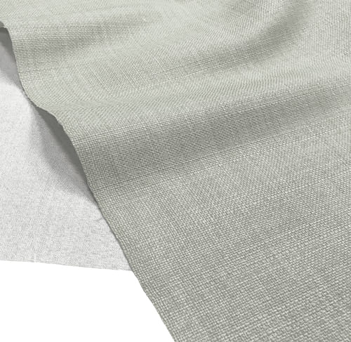 Plain Soft Linen Look Fabric Ice Green
