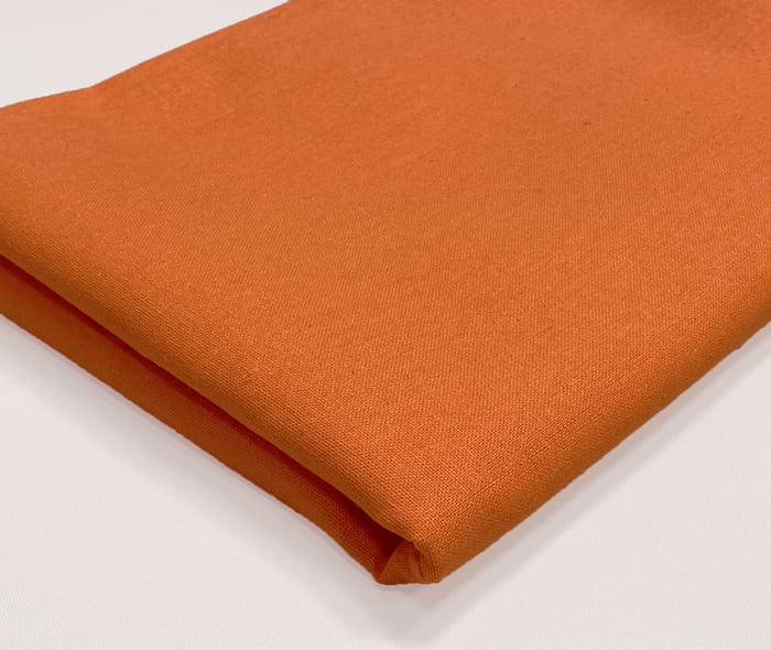 Plain Cotton Fabric Lining Quilting Sheeting Orange