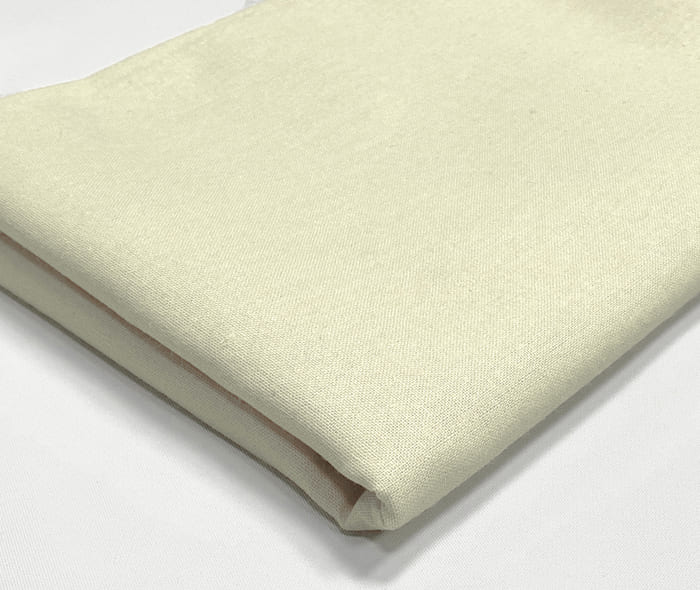 Plain Cotton Fabric Lining Quilting Sheeting Light Cream