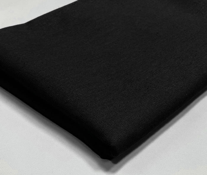 Plain Cotton Fabric Lining Quilting Sheeting Black