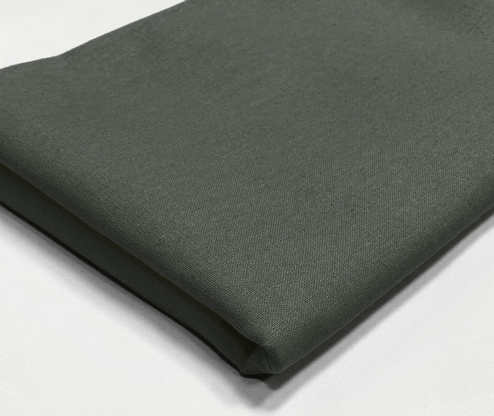 Plain Cotton Fabric Lining Quilting Sheeting Dark Grey