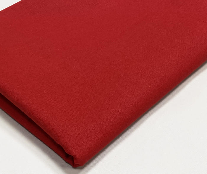 Plain Cotton Fabric Lining Quilting Sheeting Red