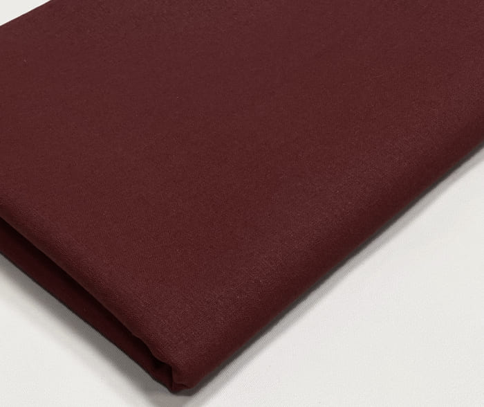 Plain Cotton Fabric Lining Quilting Sheeting Maroon