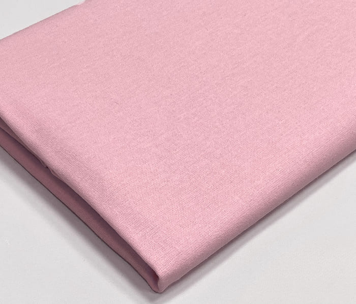Plain Cotton Fabric Lining Quilting Sheeting Light Pink