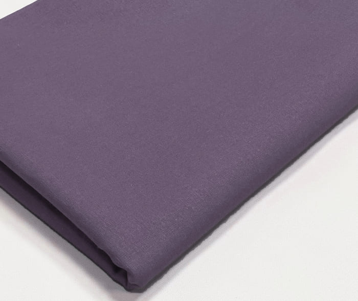 Plain Cotton Fabric Lining Quilting Sheeting Purple