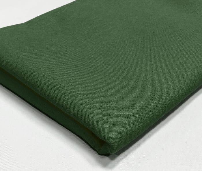 Plain Cotton Fabric Lining Quilting Sheeting Dark Green