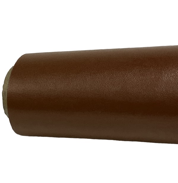 Faux Leather Fabric Waterproof Coffee Brown