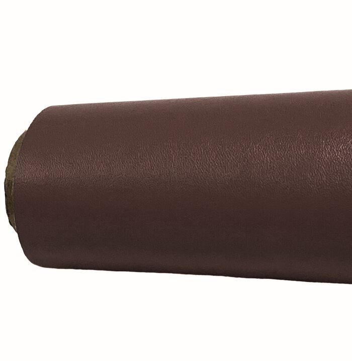 Faux Leather Fabric Waterproof Coffee Brown