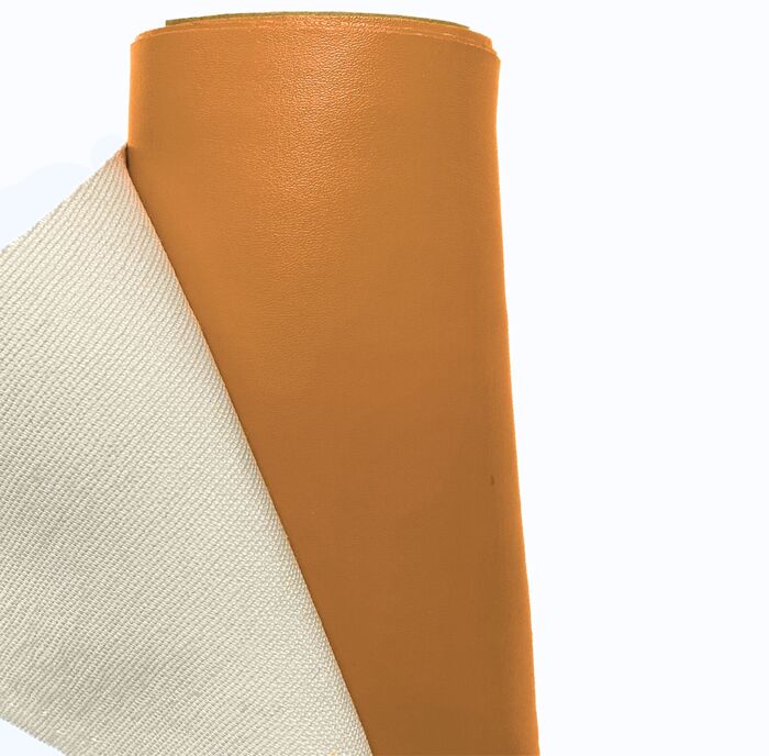 Faux Leather Fabric Waterproof Tan
