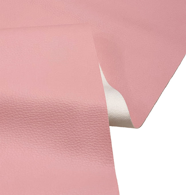Grained Heavy Duty Waterproof Textured Leatherette Light Pink