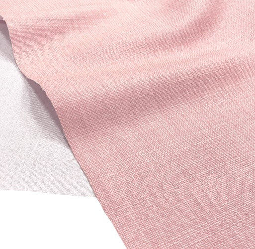 Plain Soft Linen Look Fabric Pink