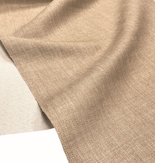 Plain Soft Linen Look Fabric Sand