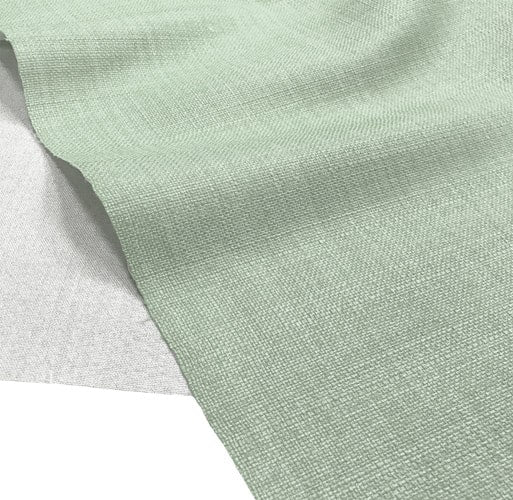 Plain Soft Linen Look Fabric Sage Green