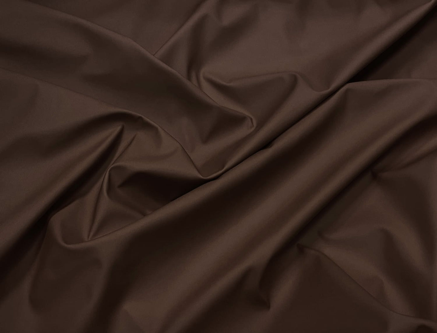 Soft Faux Leather Spandex Stretch Smooth Matte Brown