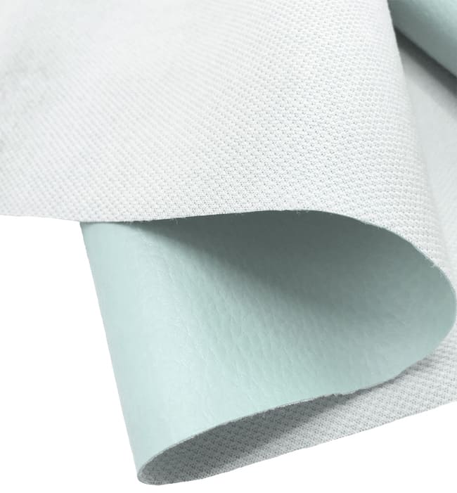 Grained Heavy Duty Waterproof Textured Leatherette Pale Blue