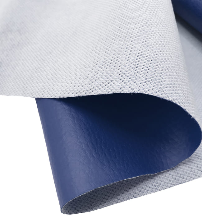 Grained Heavy Duty Waterproof Textured Leatherette Royal Blue