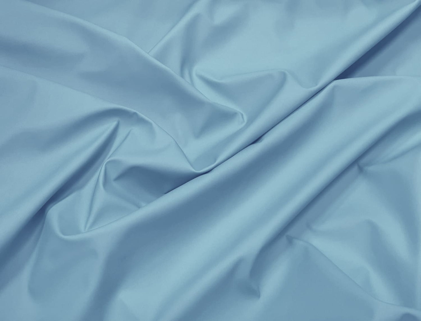 Soft Faux Leather Spandex Stretch Smooth Matte Sky Blue