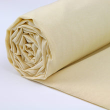 100% Cotton Fabric - 60 Inch 150cm Wide - Plain Cotton Fabric by The Metre - Ideal for Quilting, Sewing, Dressmaking, Curtain Linings, Totes, Bedding, Pillowcases - Cream