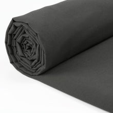 100% Cotton Fabric - 60 Inch 150cm Wide - Plain Cotton Fabric by The Metre - Ideal for Quilting, Sewing, Dressmaking, Curtain Linings, Totes, Bedding, Pillowcases - Dark Grey