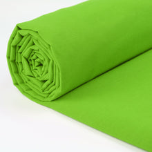 100% Cotton Fabric - 60 Inch 150cm Wide - Plain Cotton Fabric by The Metre - Ideal for Quilting, Sewing, Dressmaking, Curtain Linings, Totes, Bedding, Pillowcases - Lime Green