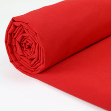 100% Cotton Fabric - 60 Inch 150cm Wide - Plain Cotton Fabric by The Metre - Ideal for Quilting, Sewing, Dressmaking, Curtain Linings, Totes, Bedding, Pillowcases - Red