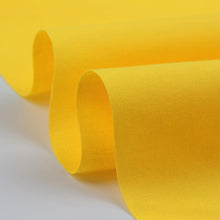 100% Cotton Fabric - 60 Inch 150cm Wide - Plain Cotton Fabric by The Metre - Ideal for Quilting, Sewing, Dressmaking, Curtain Linings, Totes, Bedding, Pillowcases - Yellow