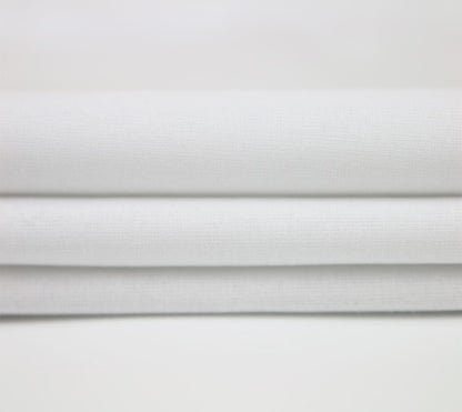 White Calico Fabric by The Metre - 100% Cotton Craft Material 155 GSM Medium Weight - 150cm 60" Wide