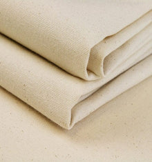 Calico Fabric 100% Cotton Natural - Medium Weight 155GSM - Free Swatch Sample