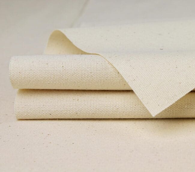 Calico Fabric by The Metre - 100% Cotton Natural - Unbleached Craft Material 155GSM Medium Weight - Canvas for Painting - 150cm 60" Wide