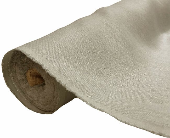 Viscose Linen Flax Natural Fabric (FC-OA212) - Dinesh Exports