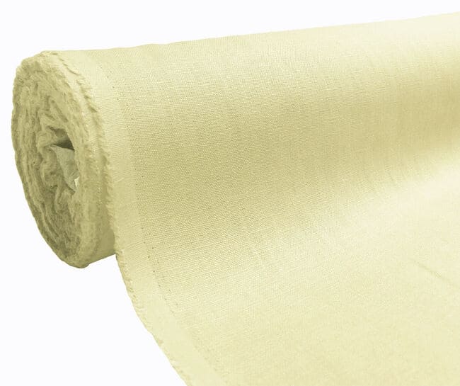 100% Pure Linen Fabric Flax Linen Cream