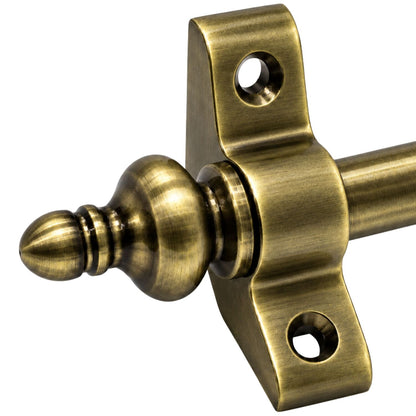 Stair Rods - Urn Finial - Suitable for Runners up to 70 cm Wide - 100% Metal - Decorative - Screws Fitting Kit Included