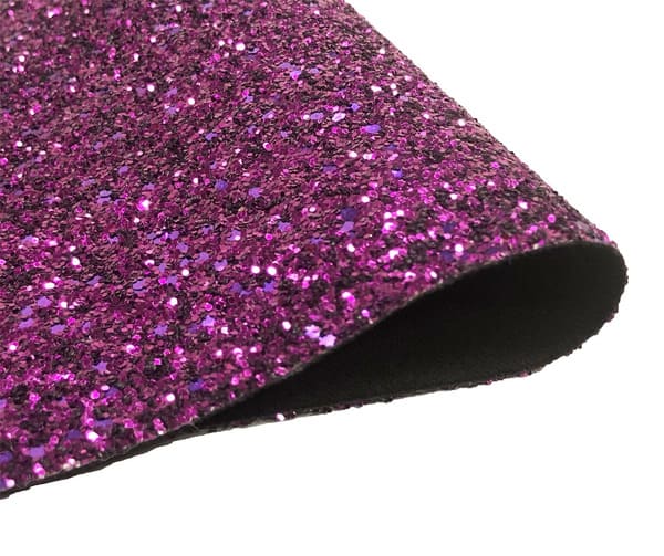 PREMIUM CHUNKY GLITTER FABRIC SPARKLY A4 A5 SHEET VINYL CRAFT BAG WALL DECOR BOW