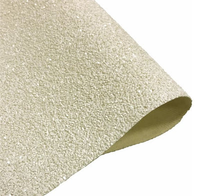 PREMIUM CHUNKY GLITTER FABRIC SPARKLY A4 A5 SHEET VINYL CRAFT BAG WALL DECOR BOW