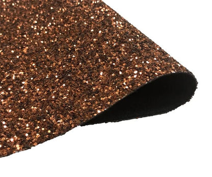 PREMIUM CHUNKY GLITTER FABRIC SPARKLY A4 A5 SHEET VINYL CRAFT BAG WALL DECOR BOW