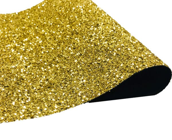 PREMIUM CHUNKY GLITTER FABRIC SPARKLY A4 A5 SHEET VINYL CRAFT BAG WALL DECOR BOW
