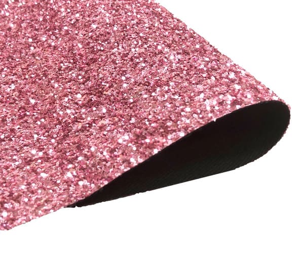 PREMIUM CHUNKY GLITTER FABRIC SPARKLY A4 A5 SHEET VINYL CRAFT BAG WALL DECOR BOW
