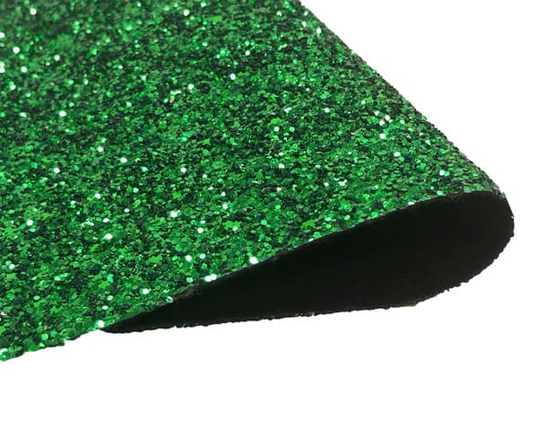 PREMIUM CHUNKY GLITTER FABRIC SPARKLY A4 A5 SHEET VINYL CRAFT BAG WALL DECOR BOW