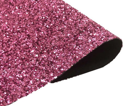 PREMIUM CHUNKY GLITTER FABRIC SPARKLY A4 A5 SHEET VINYL CRAFT BAG WALL DECOR BOW