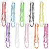 Neon UV Bright 48 Long Beads Beaded Necklaces For Tutu Fancy Dress Party Costumes - Accessory