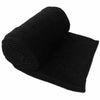 large fleece blankets and fleece bed throws colour black