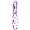 Neon UV Bright 48 Long Beads Beaded Necklaces For Tutu Fancy Dress Party Costumes - Purple - Accessory