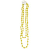 Neon UV Bright 48 Long Beads Beaded Necklaces For Tutu Fancy Dress Party Costumes - Yellow - Accessory