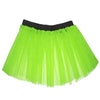 Children Girls Neon 3 Layers of Net UV Tutu Skirt Fancy Dress Party Costume - Children 4-14 Years - Green / 4-7 Years - Skirts