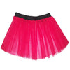 Children Girls Neon 3 Layers of Net UV Tutu Skirt Fancy Dress Party Costume - Children 4-14 Years - Hot Pink / 4-7 Years - Skirts